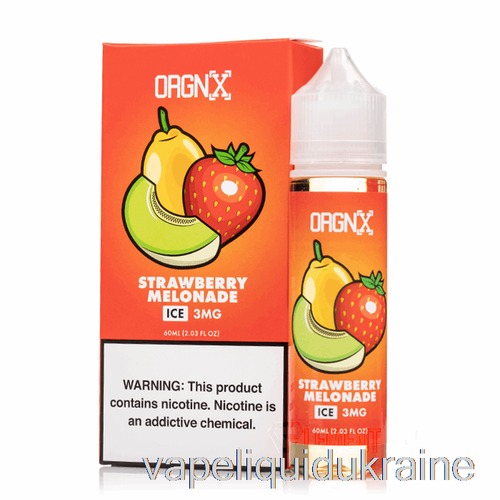 Vape Ukraine ICED Strawberry Melonade - ORGNX E-Liquid - 60mL 0mg